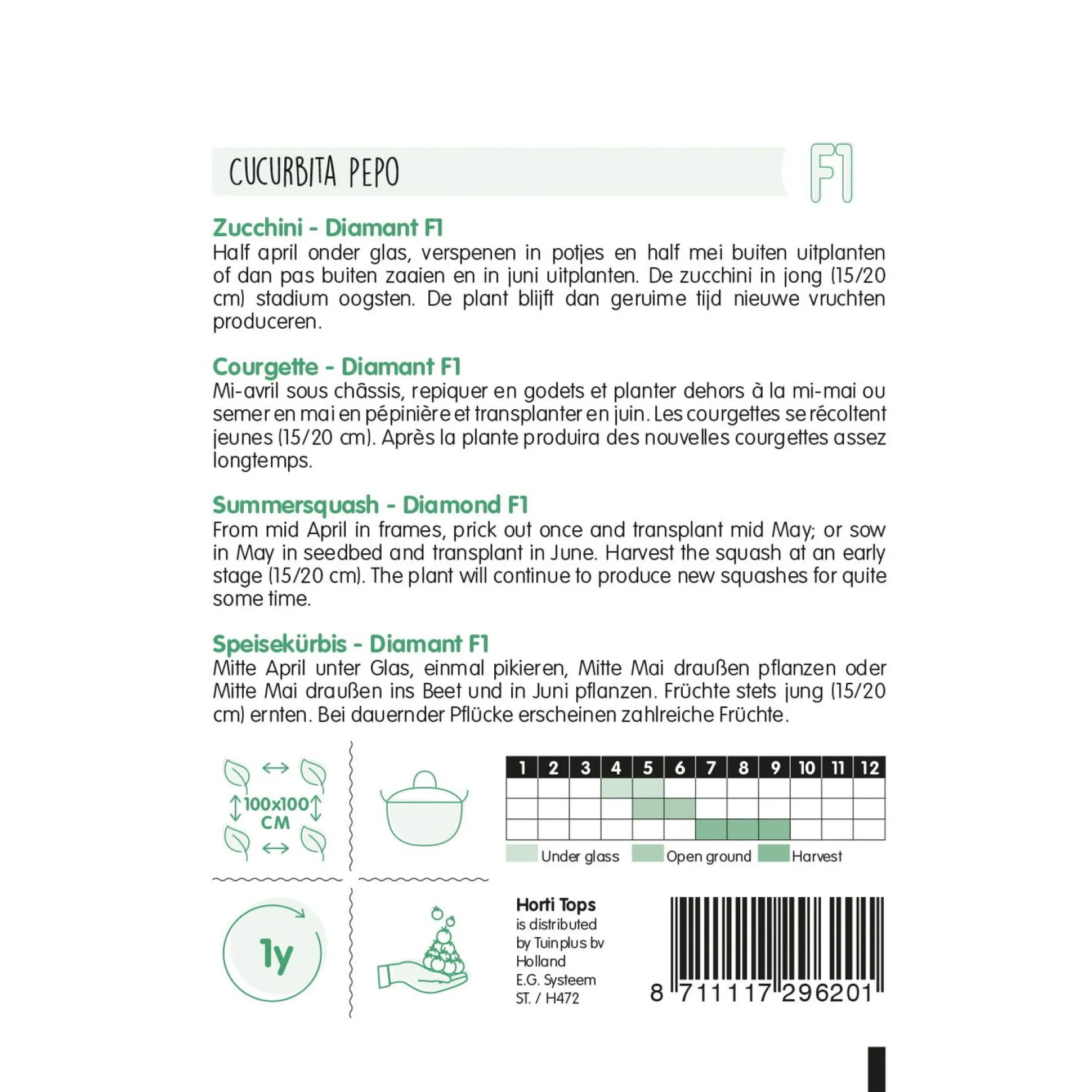 Courgette Diamant F1