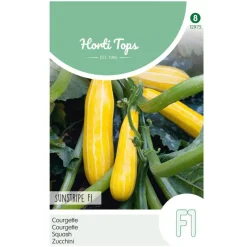 Courgette Sunstripe geel