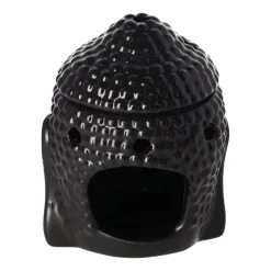 Creascents brander buddha zwart 14 cm