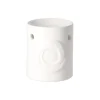 Creascents brander wit 10 cm