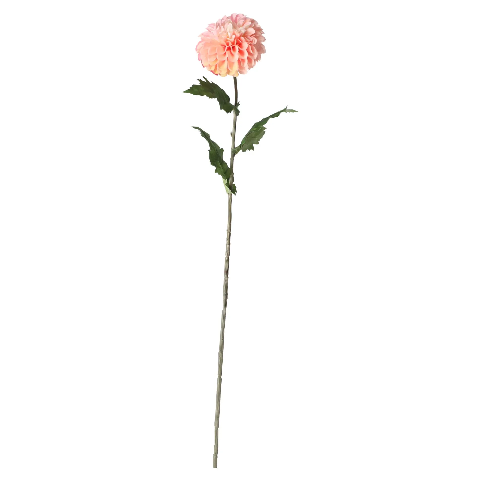 Dahlia op steel roze 75 cm