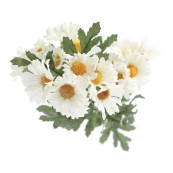 Daisy op steel wit 70 cm