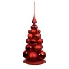 Deco kerstbal rood