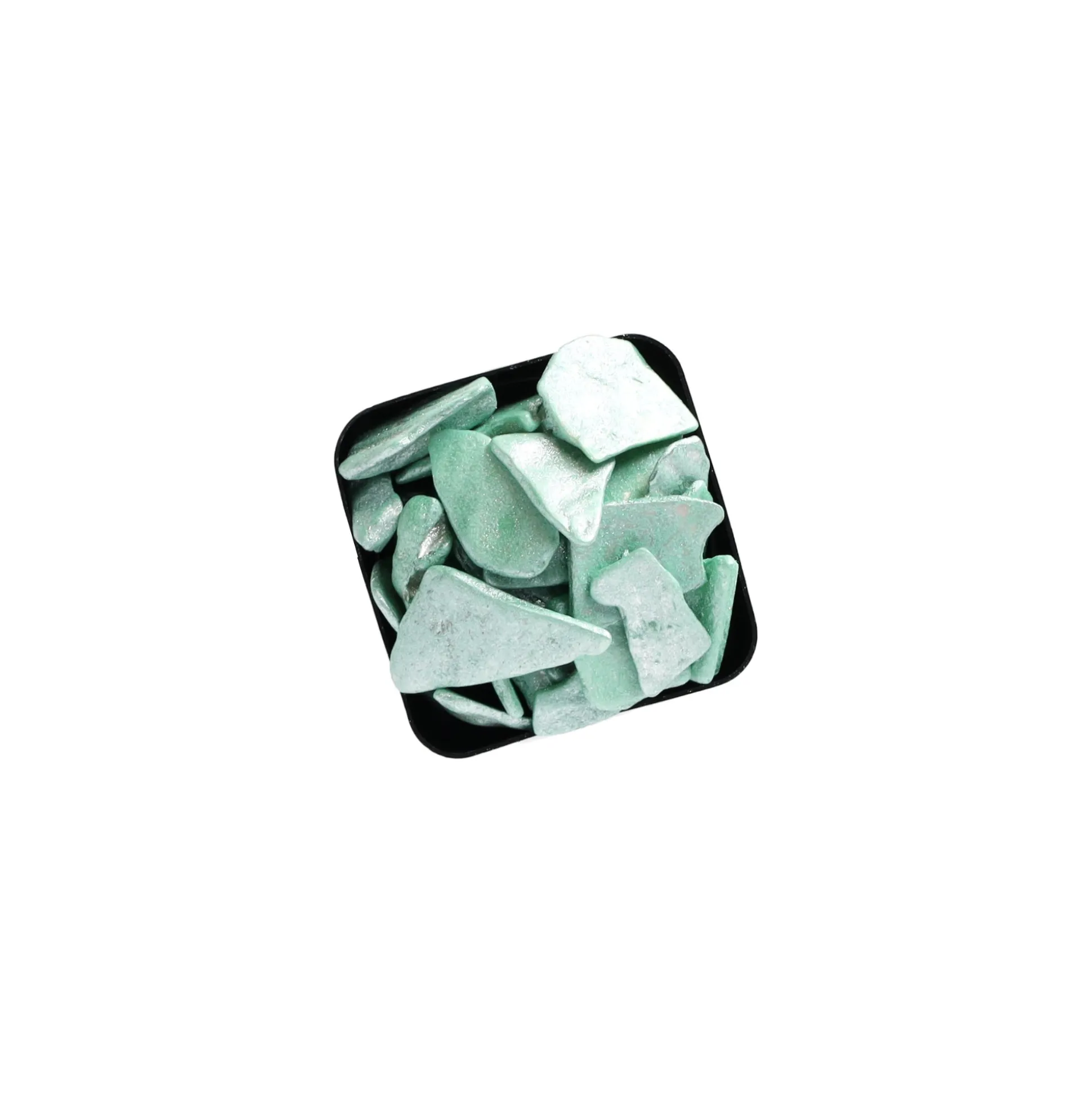 Deco schelpenplaten 20-40mm groen