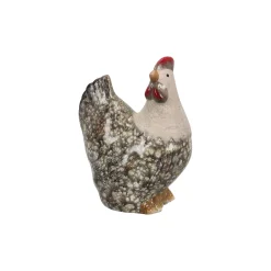 Decoratie kip 12 cm