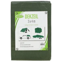 Dekzeil 3x4 m groen