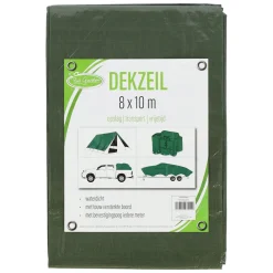 Dekzeil 8x10 m groen
