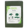 Dekzeil 6x8 m groen