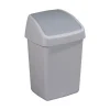 Delta afvalbak 50L Swing grijs