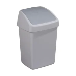 Delta afvalbak 50L Swing grijs
