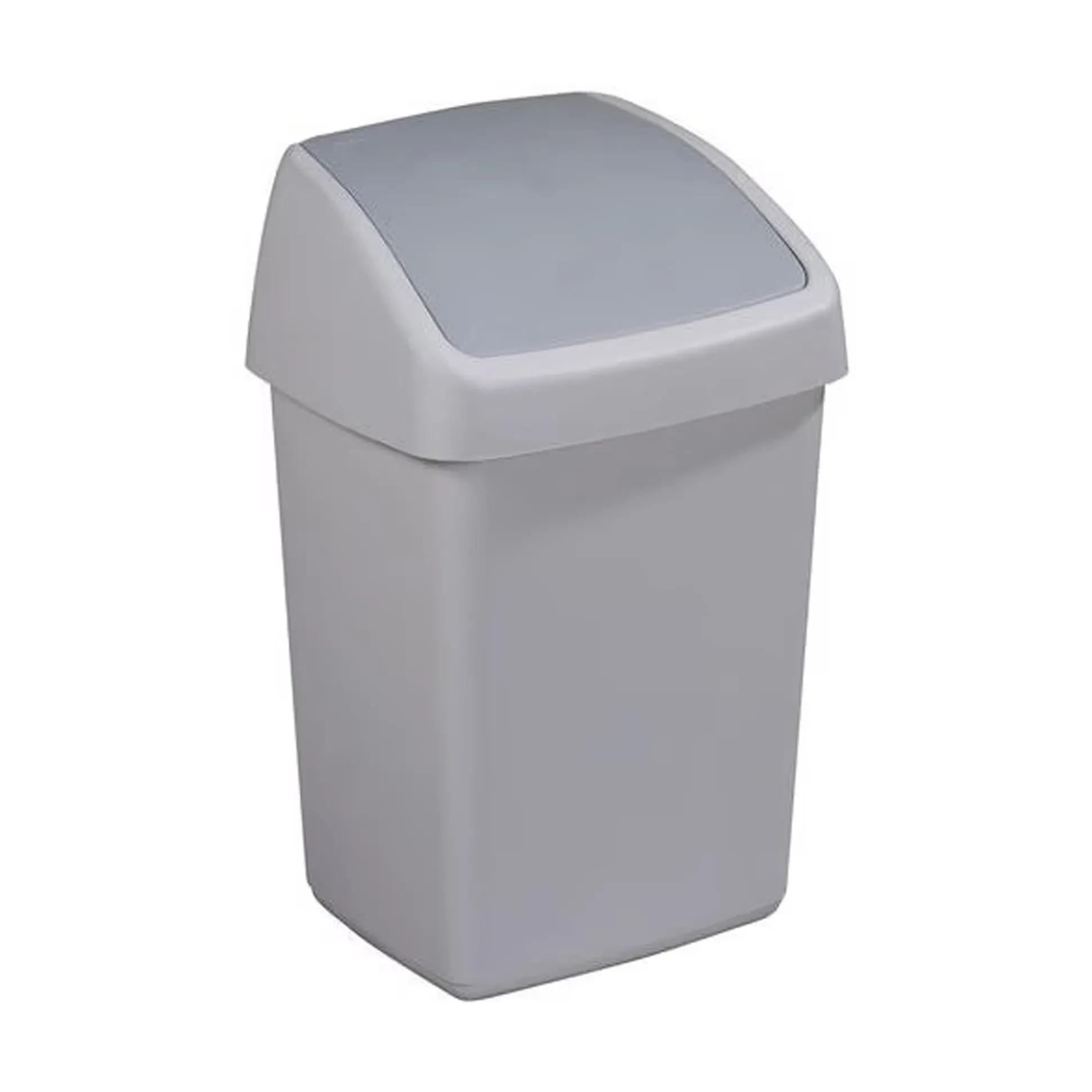 Delta afvalbak 50L Swing grijs