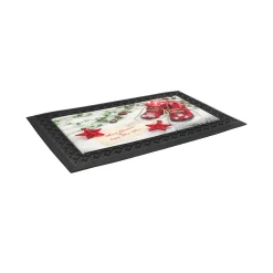 Deurmat kerst met muziek 1 75 x 45 cm