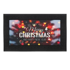 Deurmat kerst met muziek 2 75 x 45 cm