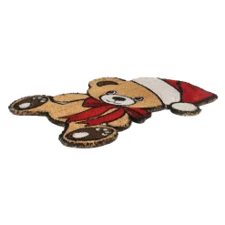Deurmat kerstbeer 65 x 45 cm