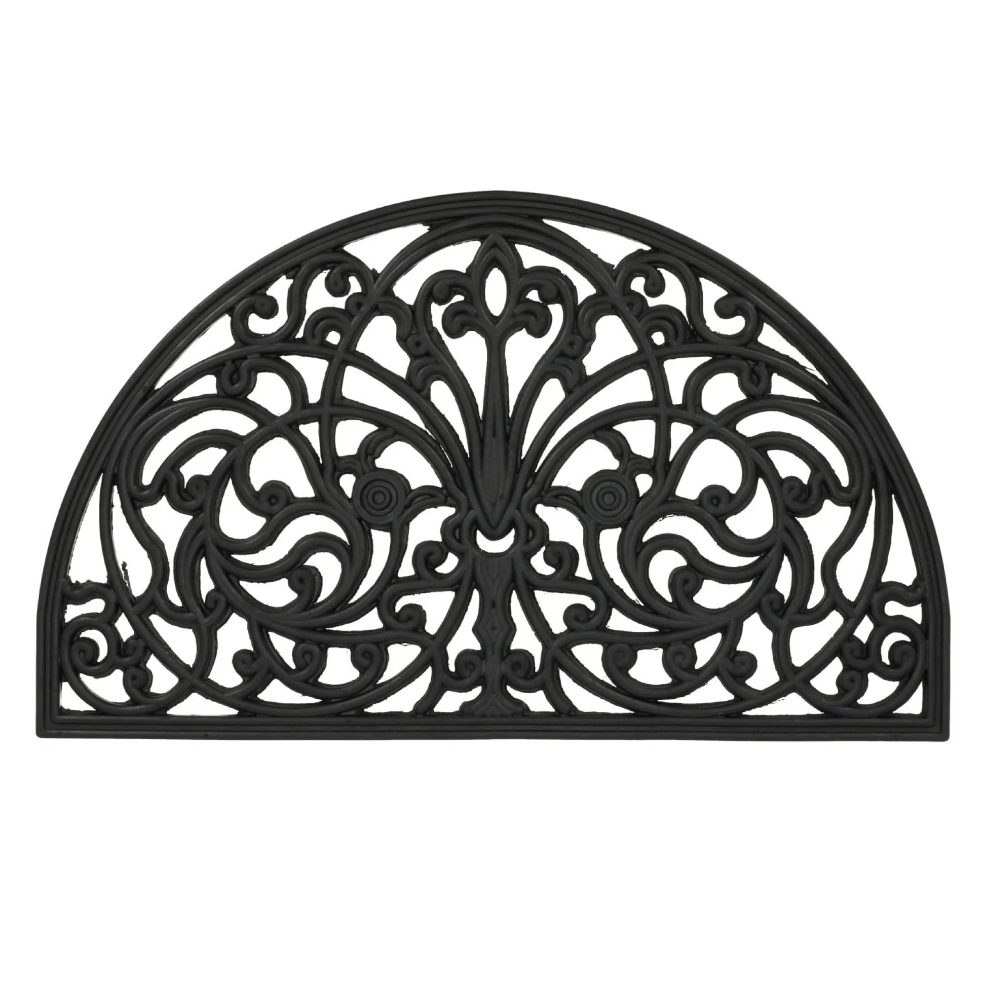 Deurmat rubber halfrond 45 x 75 cm