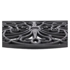 Deurmat rubber halfrond 45 x 75 cm
