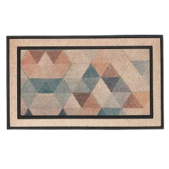 Deurmat triangle beige 75 x 45 cm
