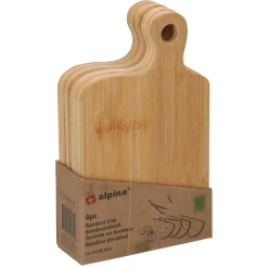 Dienblad bamboe 11,5 x 4 x 18,5 cm Alpina