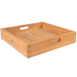 Dienblad Rebais 40x40x8 teak