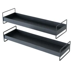 Dienblad Wolga zwart 60 x 19 cm