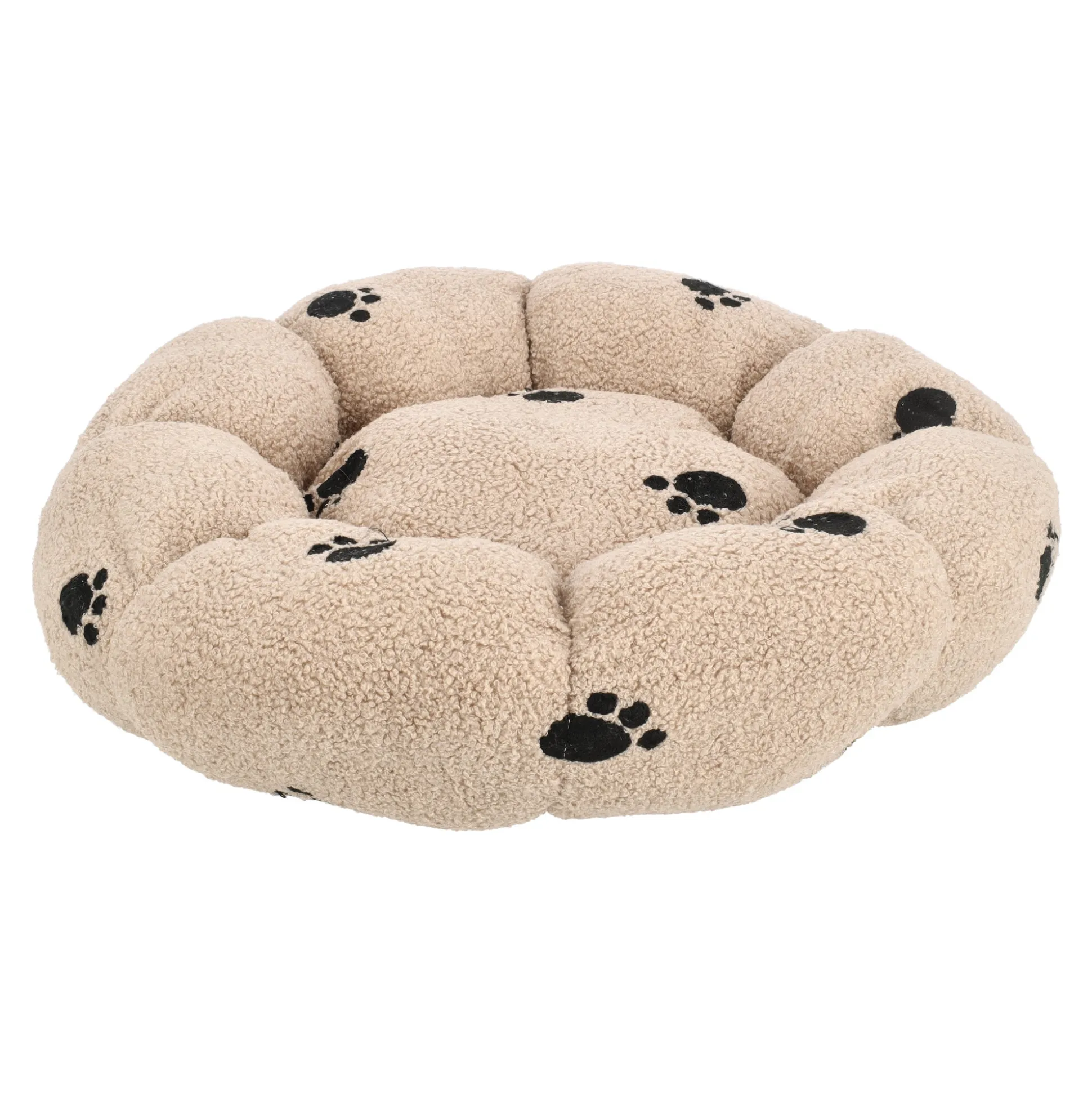 Dierenkussen flower grijs 58cm