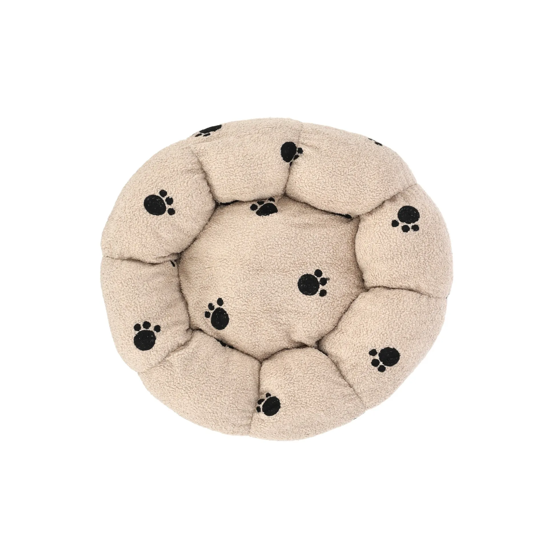Dierenkussen flower grijs 58cm