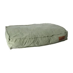 Dierenkussen rib 70x55x15cm eucalyptus