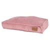 Dierenkussen stripe design 70x55x15cm oudroze