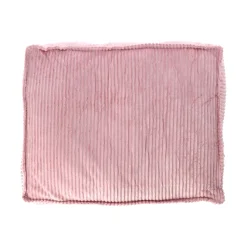 Dierenkussen stripe design 70x55x15cm oudroze