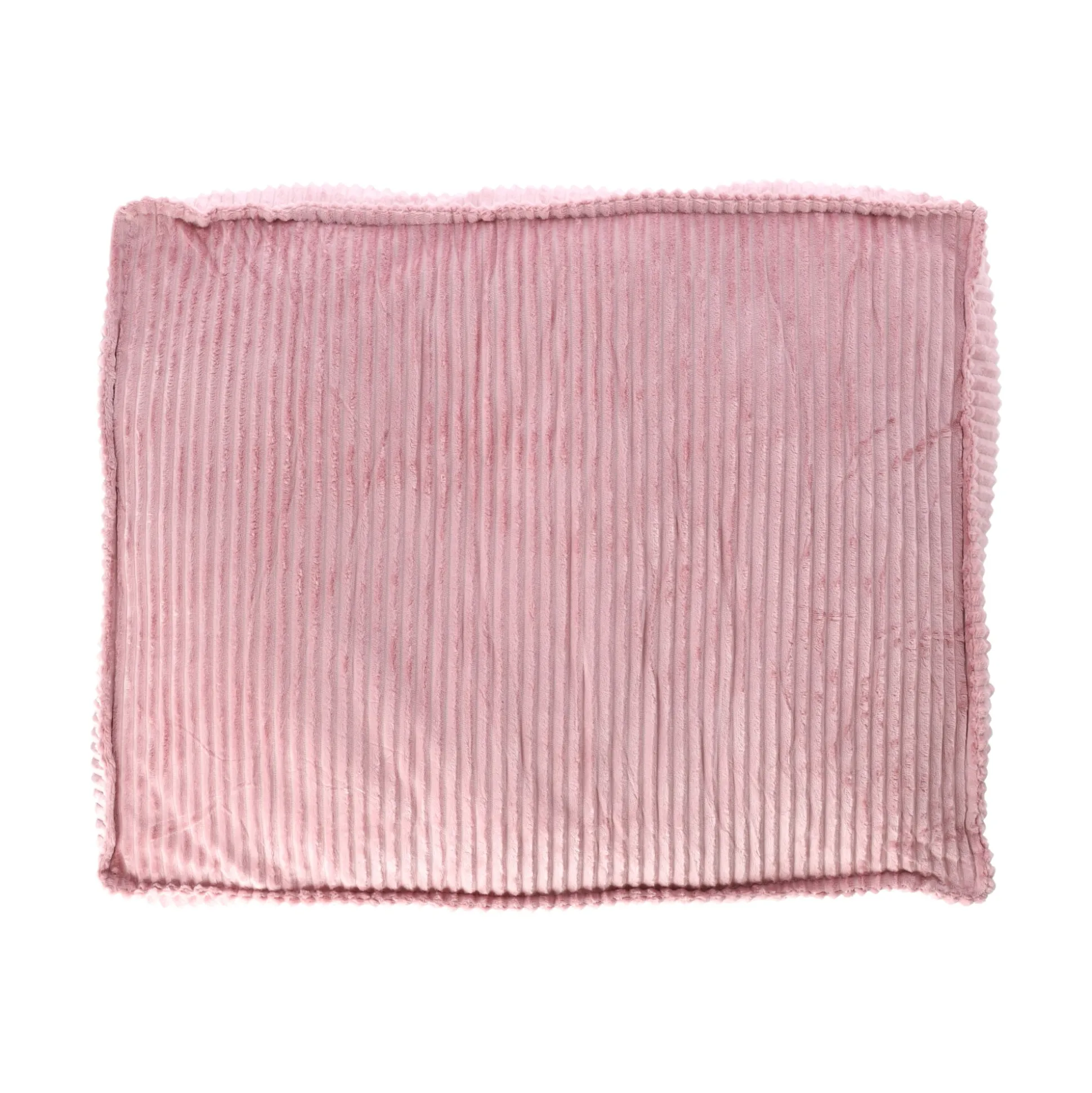 Dierenkussen stripe design 70x55x15cm oudroze