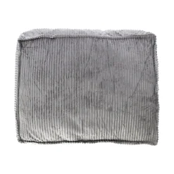 Dierenkussen stripe design 100x70x15cm antra