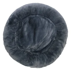 Dierenmand donut soft antraciet 58cm