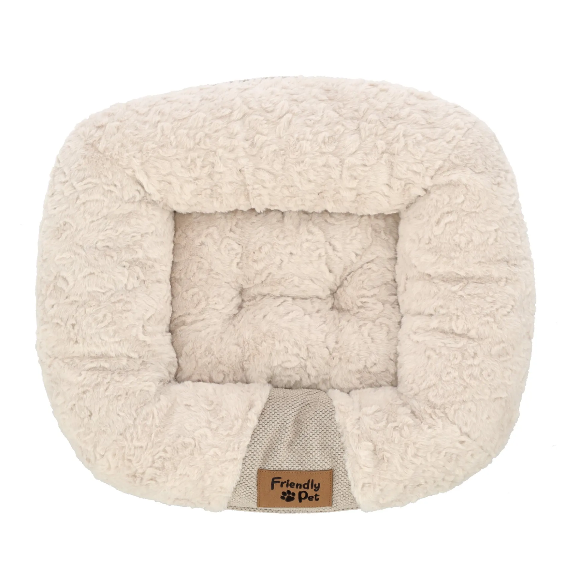 Dierenmand Haika taupe 50x43x16cm