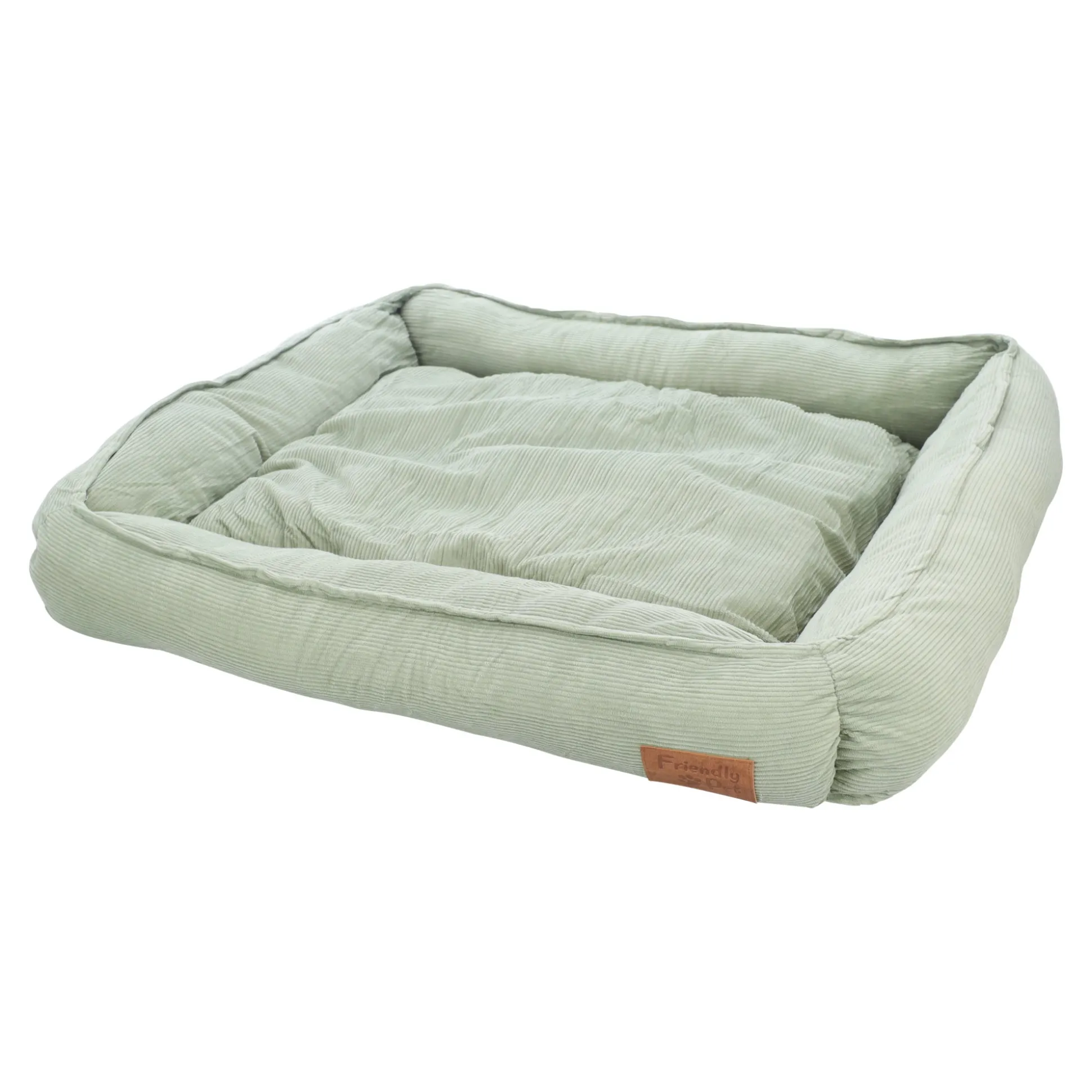 Dierenmand rib 65x60x20cm eucalyptus