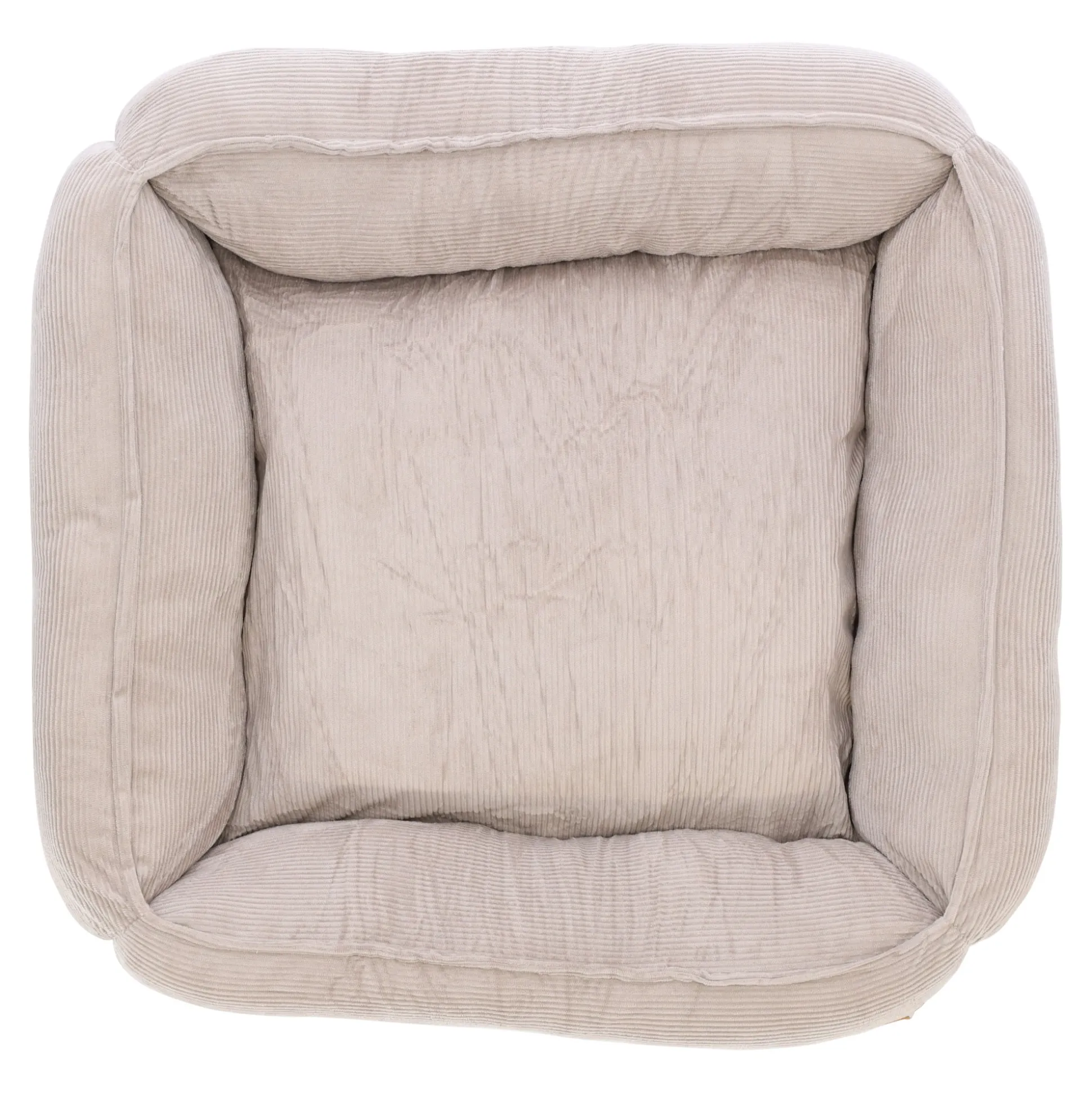 Dierenmand rib 65x60x20cm taupe
