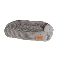 Dierenmand stripe design 80 x 70 x 20 cm antra