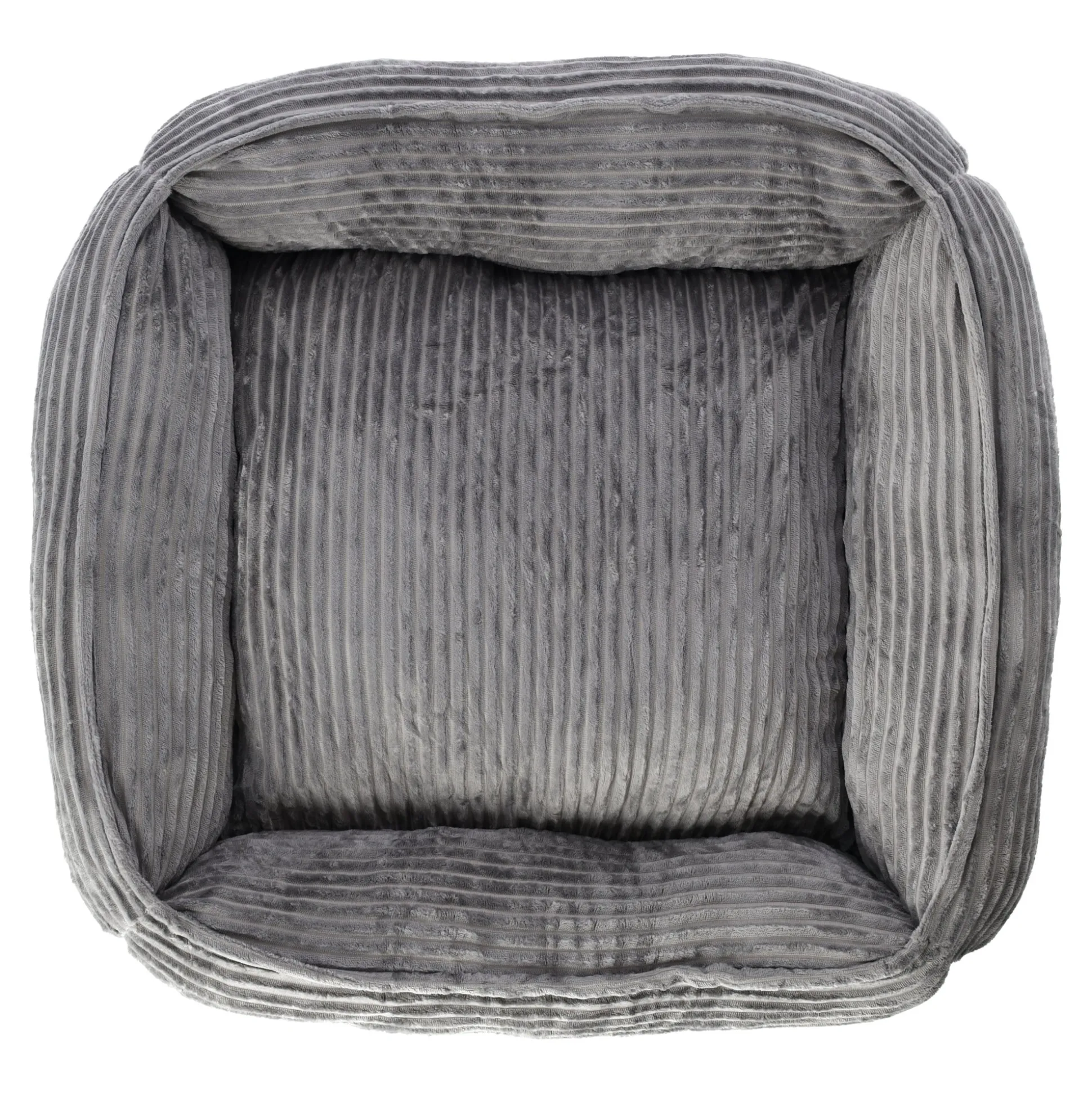 Dierenmand stripe design 80 x 70 x 20 cm antra