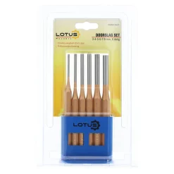 Doorslag set pro 6-delig Lotus