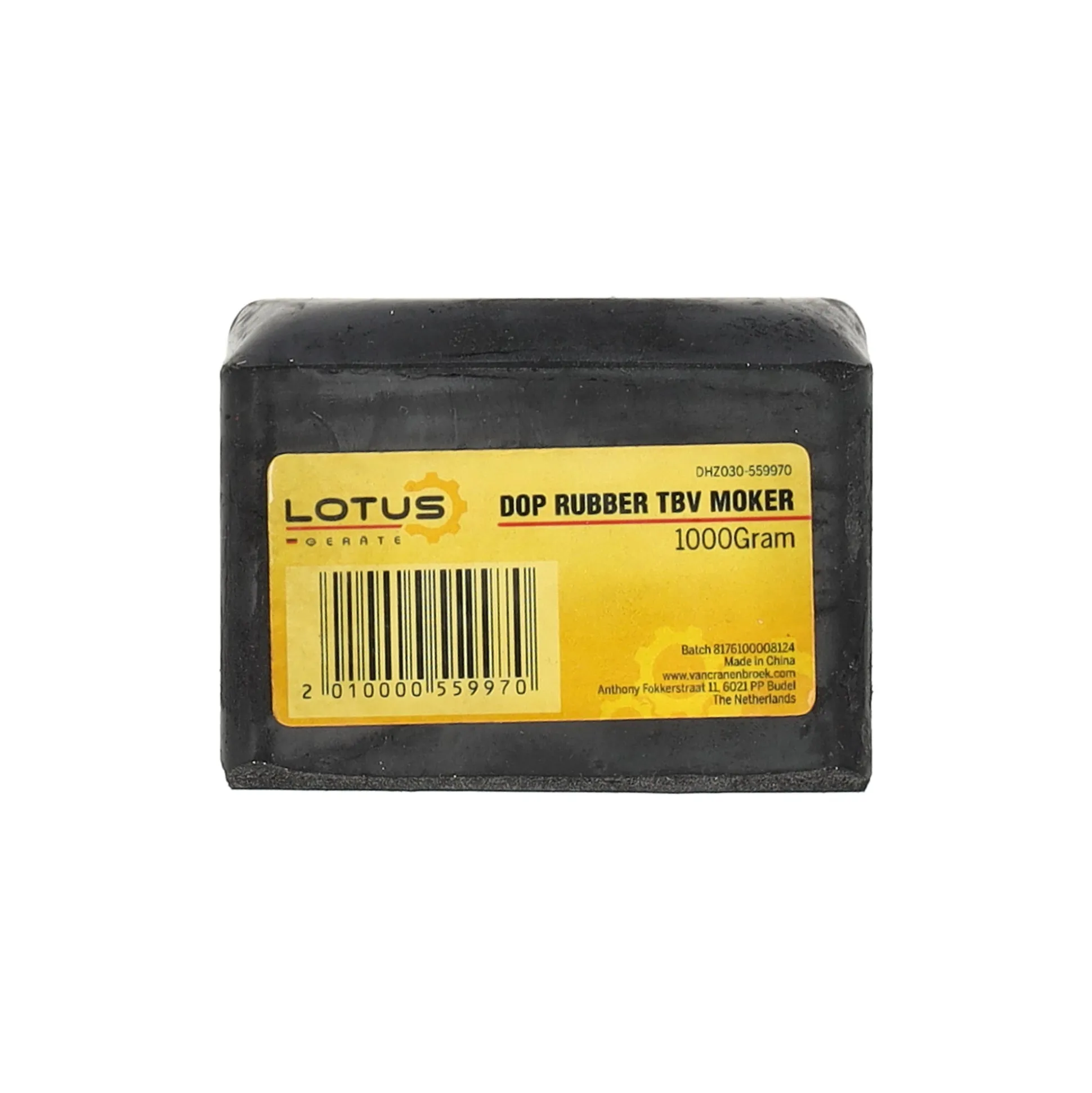 Dop rubber tbv moker 1000 g Lotus