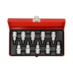 Doppenset 1/2 torx T20-T70 10-delig Lotus