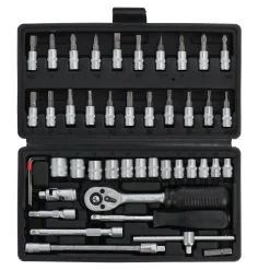 Dopsleutelset 46-delig 1/4" Lotus