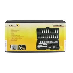 Dopsleutelset 46-delig 1/4" Lotus
