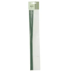 Draad metaal groen 35 cm 20st