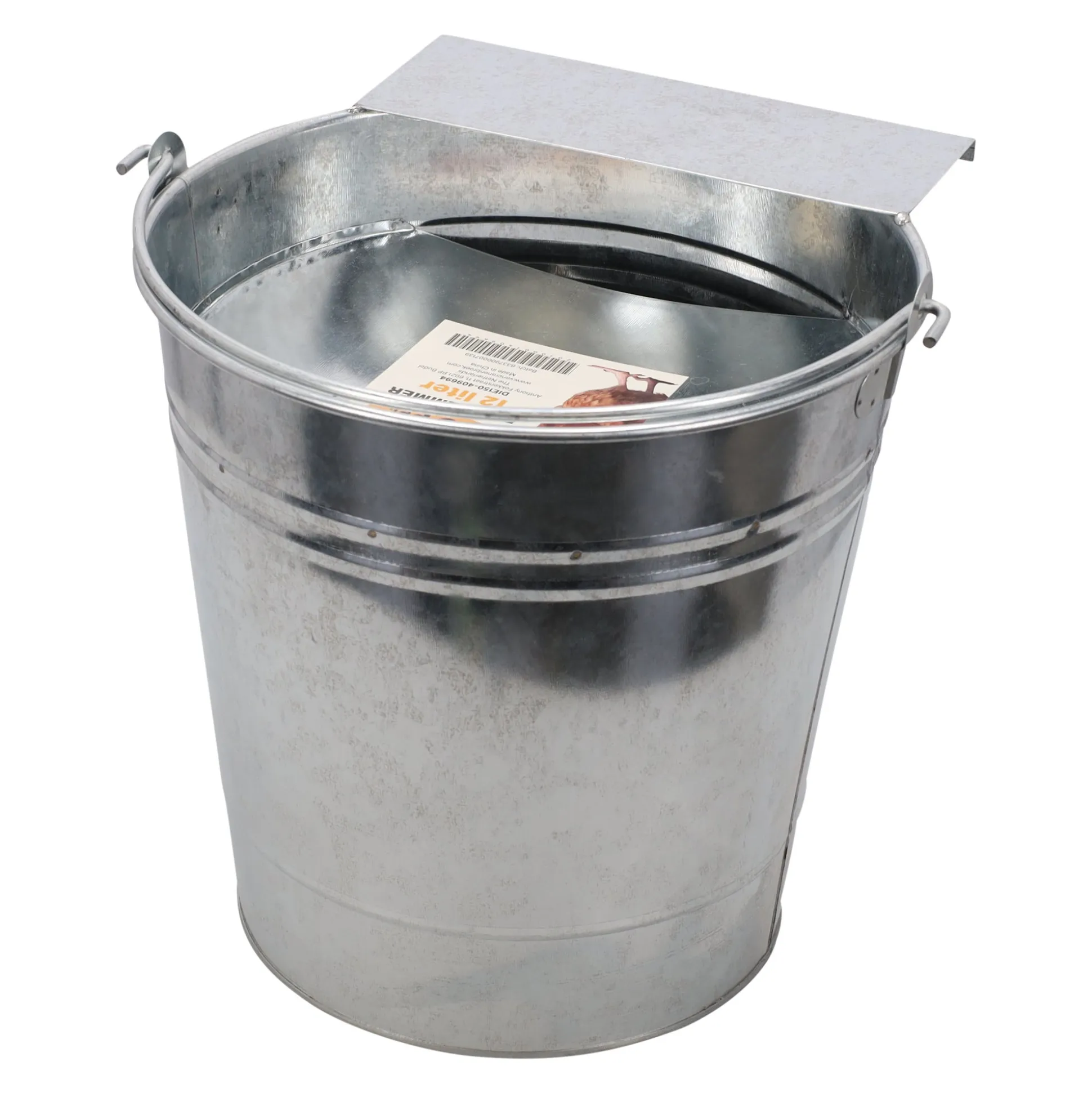 Drinkemmer metaal 12L