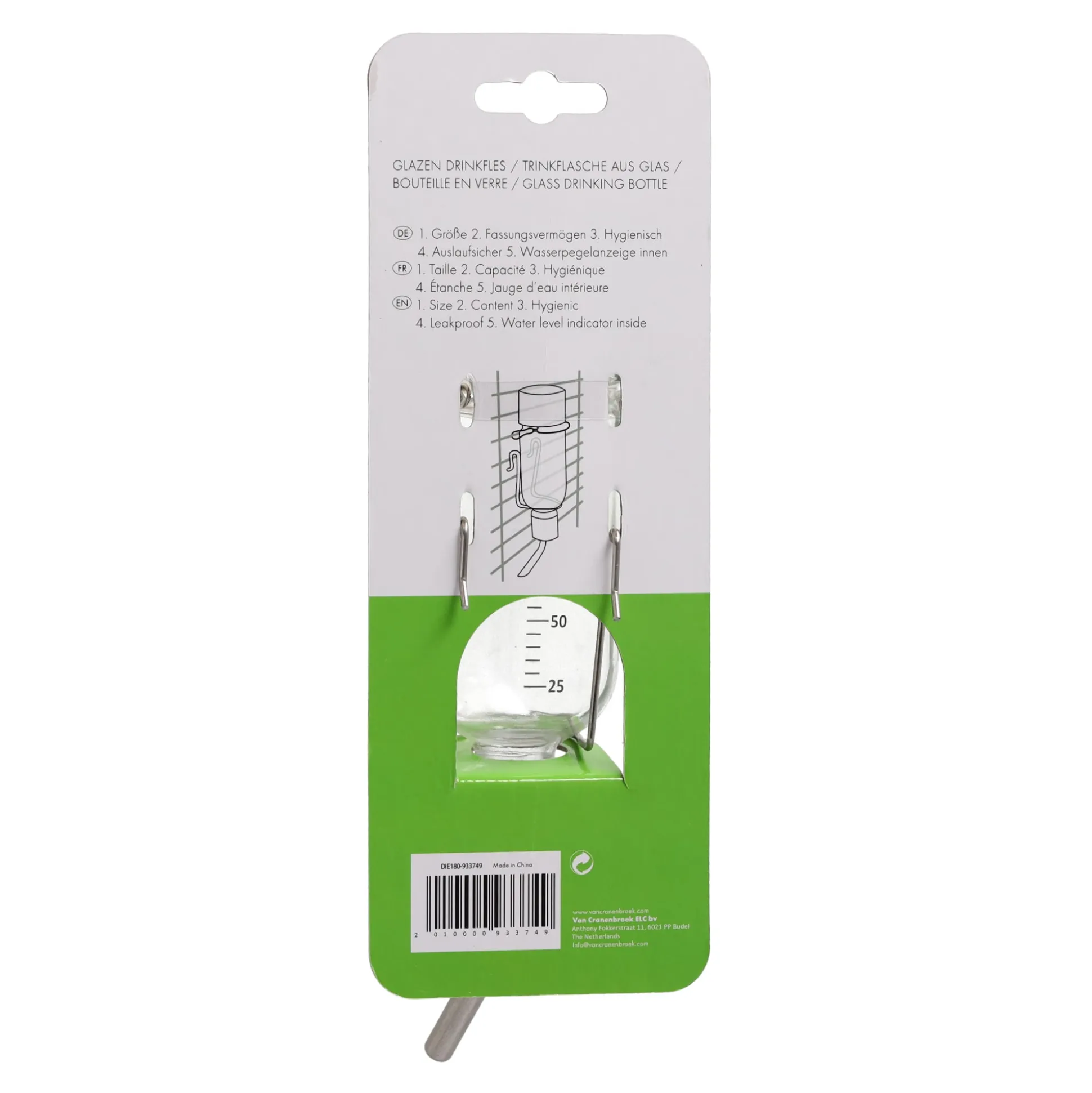Drinkfles farm glas 175ml FP
