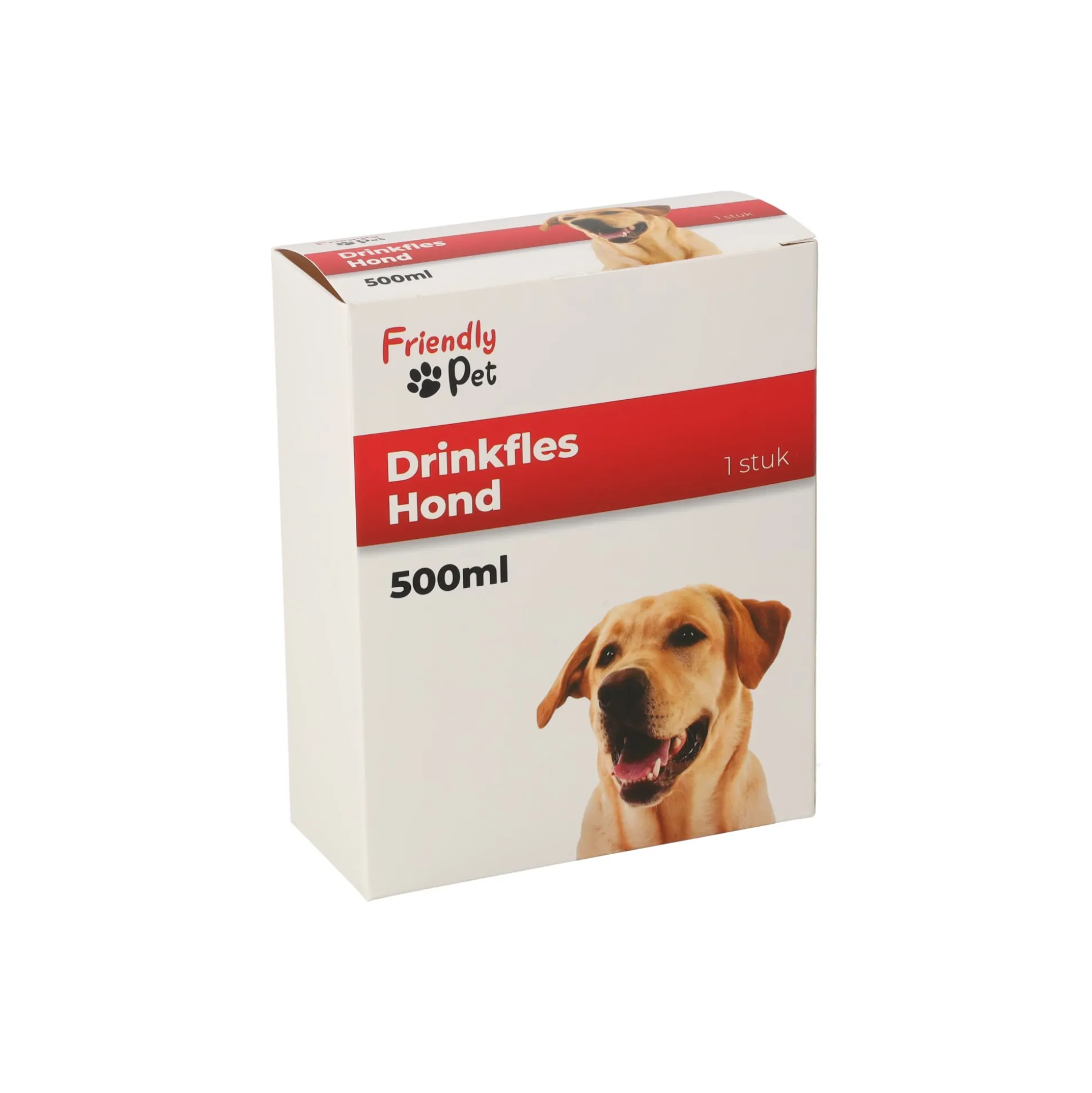 Drinkfles hond 500ml Friendly Pet