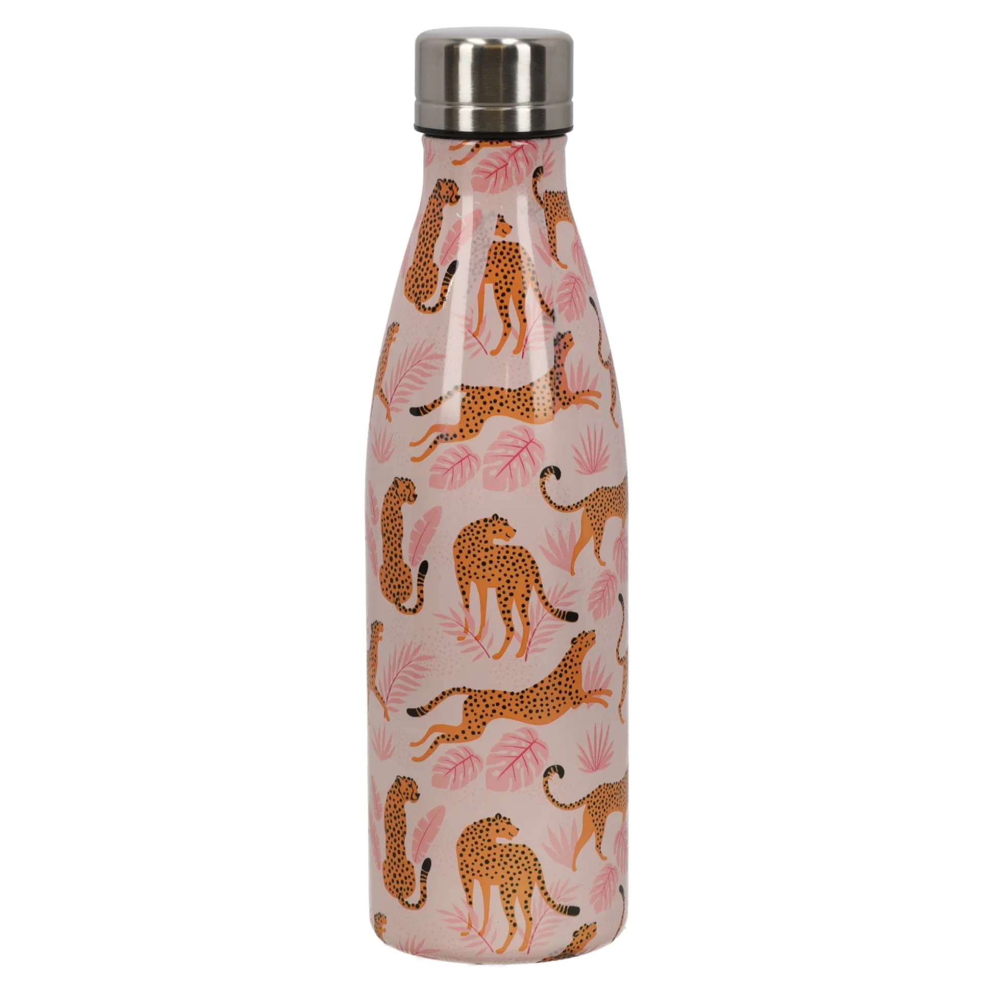 Drinkfles RVS cheeta