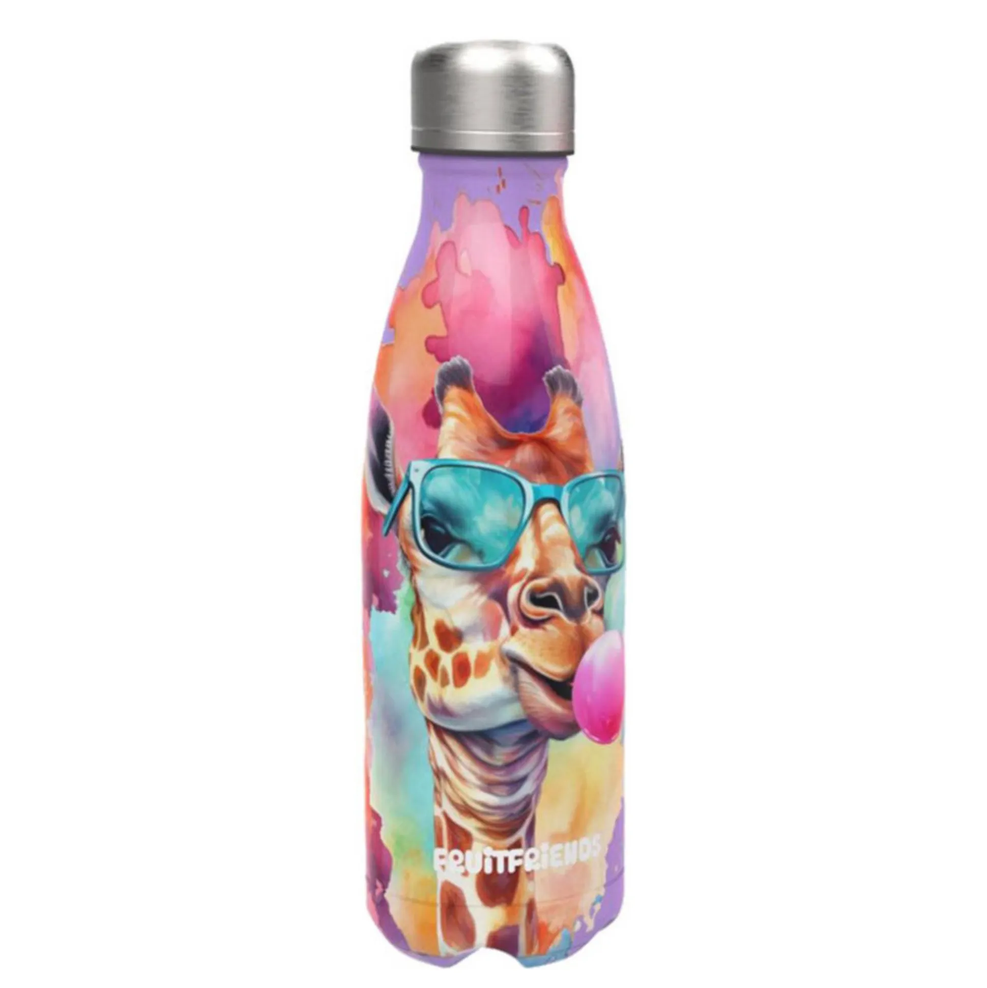Drinkfles RVS giraffe