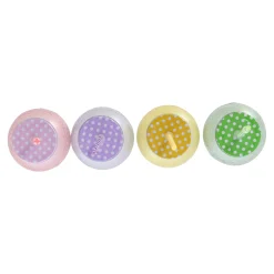 Drinkglas met rietje13 cm 4 assorti