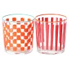 Drinkglas Paola B 9 cm 2 assorti